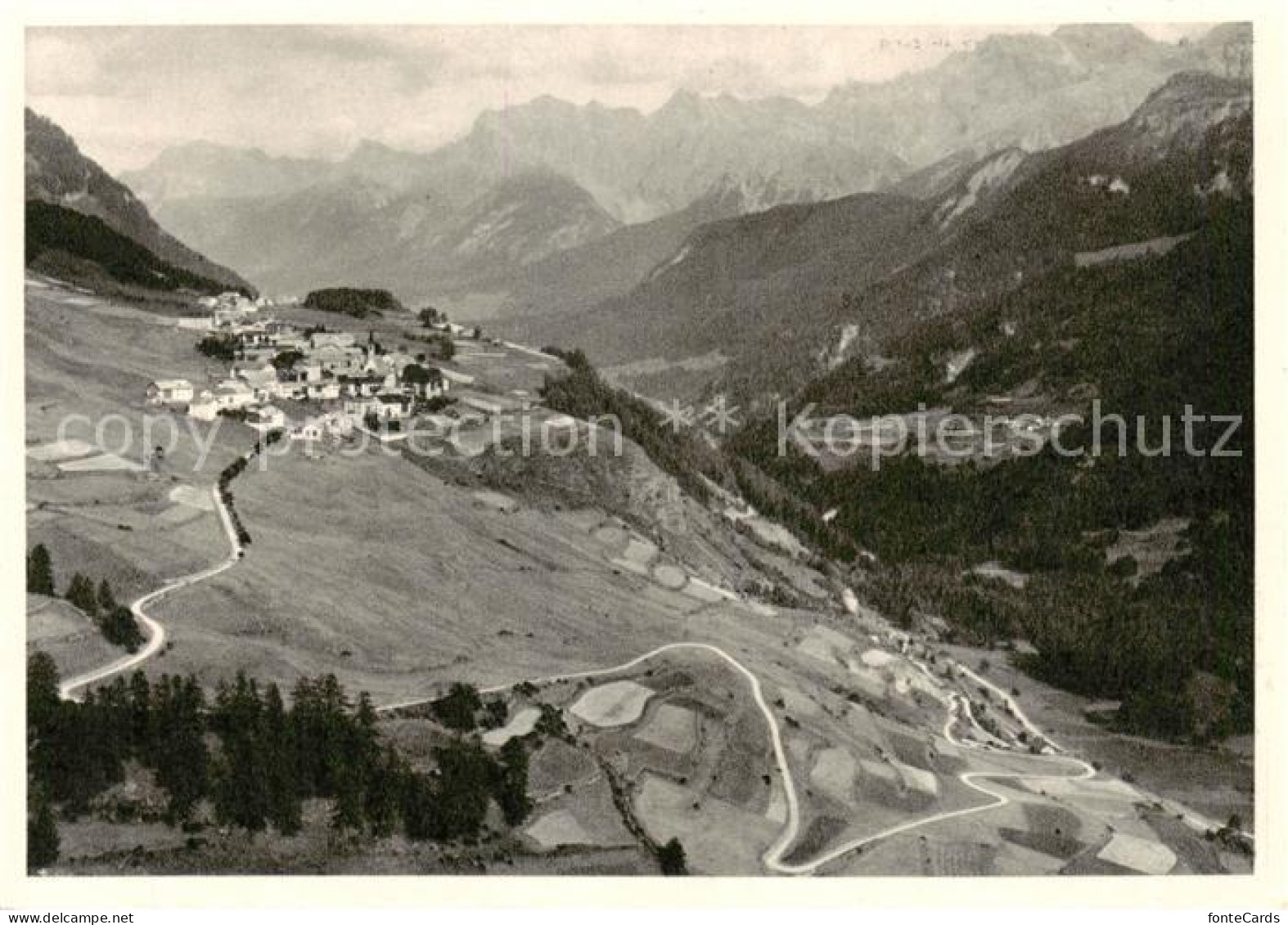 13806729 Graubuenden Kanton Fliegeraufnahme Swissair Graubuenden Kanton - Autres & Non Classés