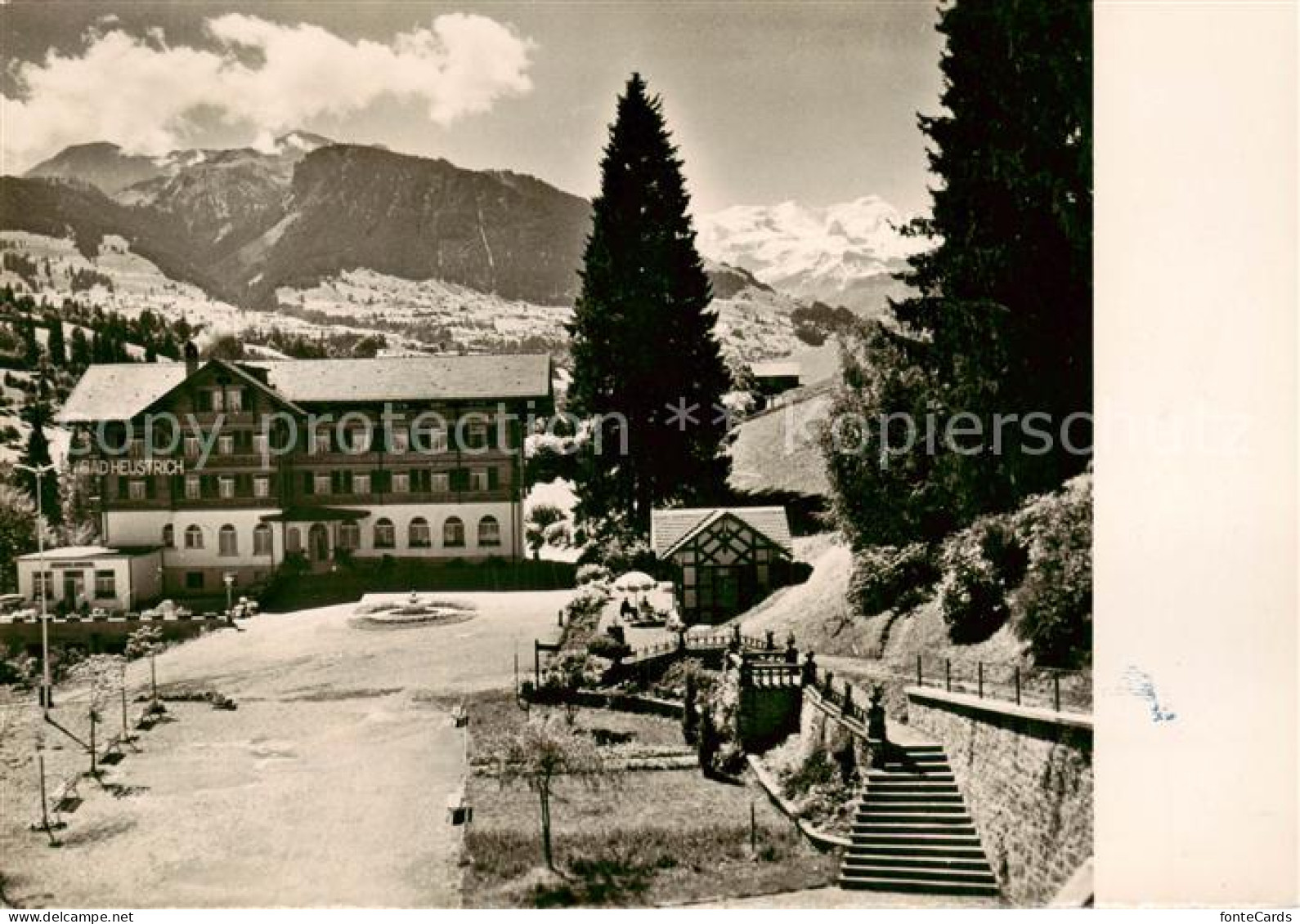 13803029 Bad Heustrich Frutigen BE Ortszentrum Hotel Alpenblick Berner Alpen  - Autres & Non Classés