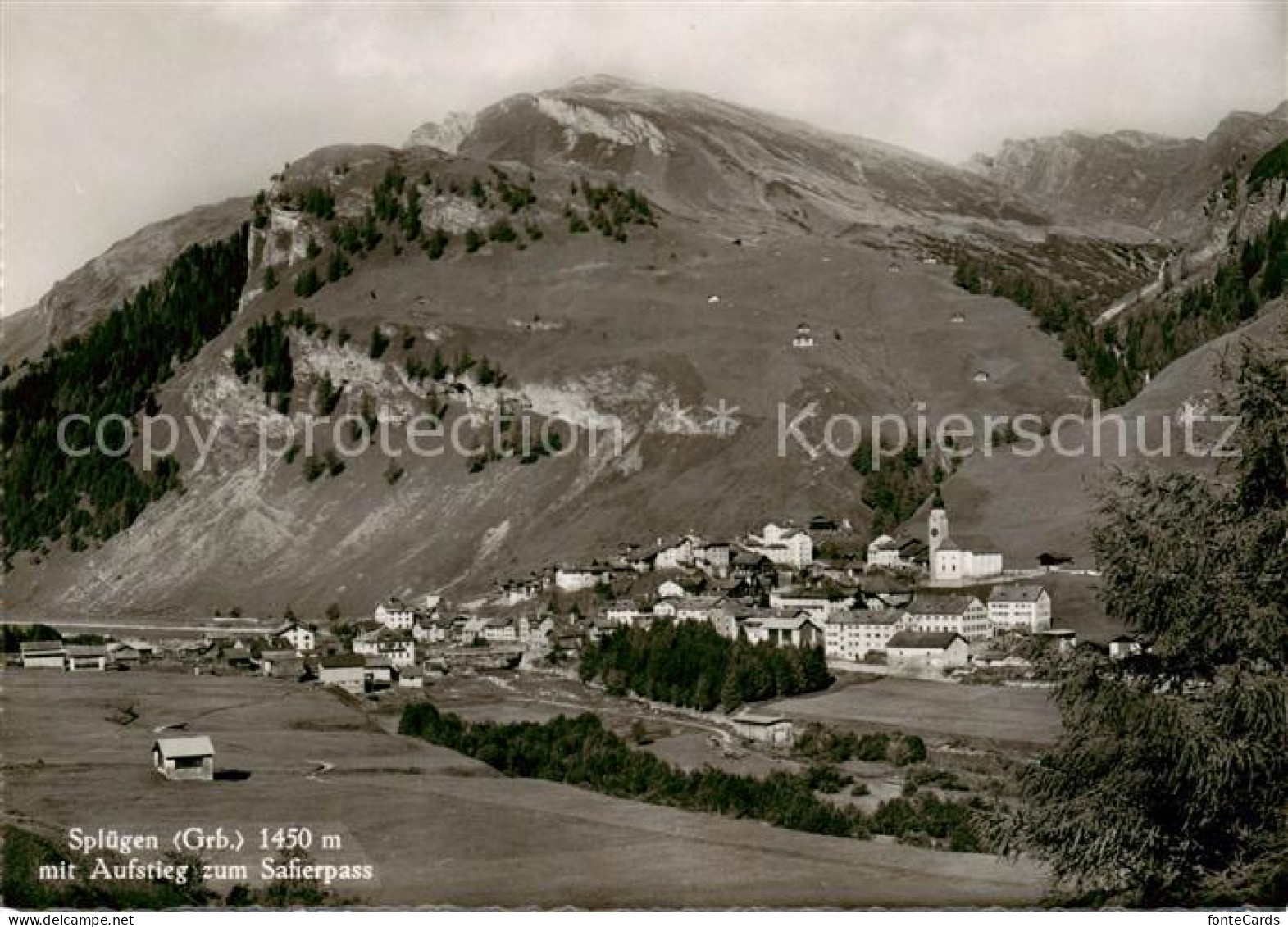 13803019 Spluegen 2113m GR Mit Aufstieg Zum Safierpass  - Autres & Non Classés