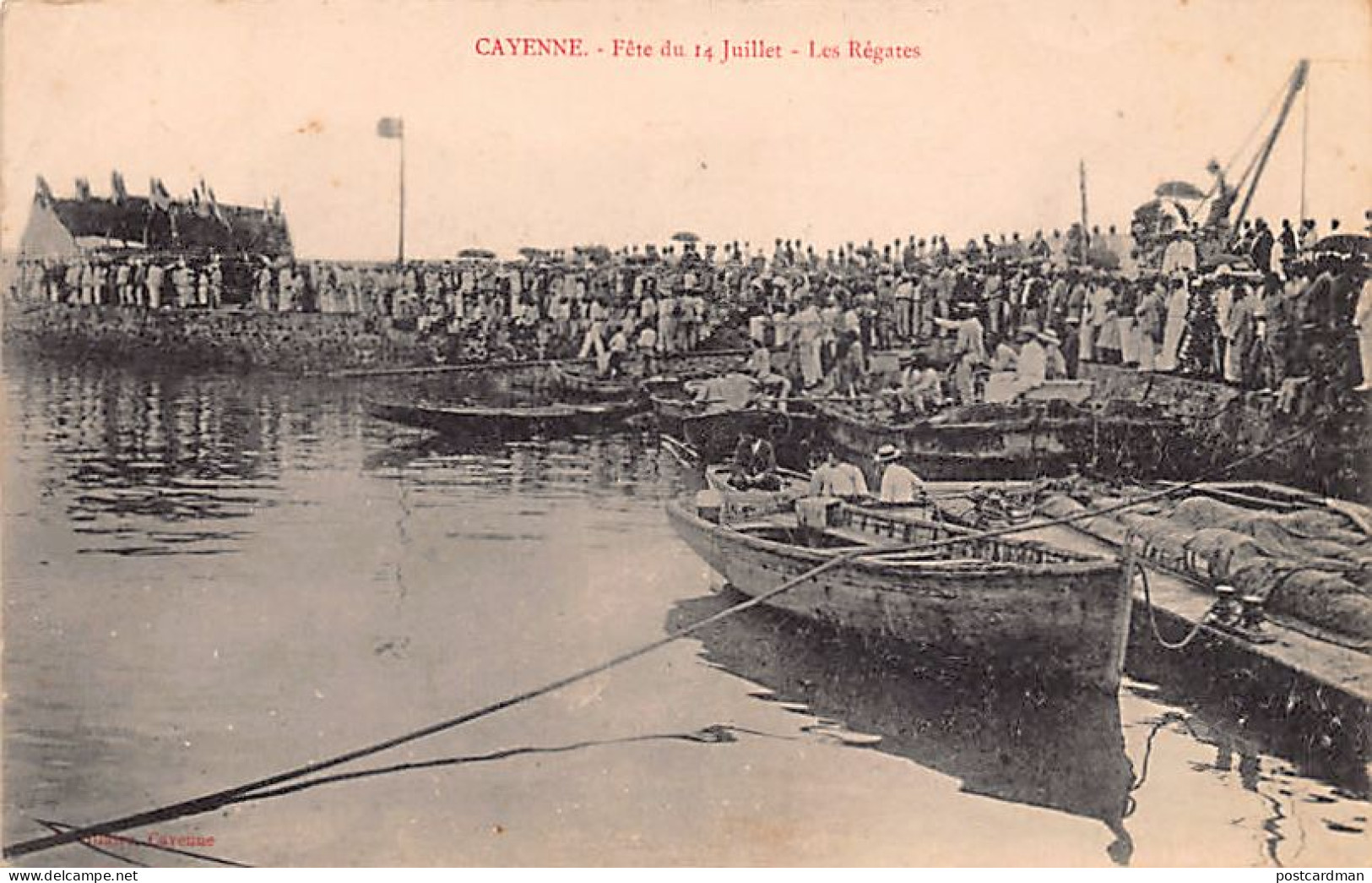 Guyane - CAYENNE - Fête Du 14 Juillet - Les Régates - Ed. P. Hilaire  - Cayenne