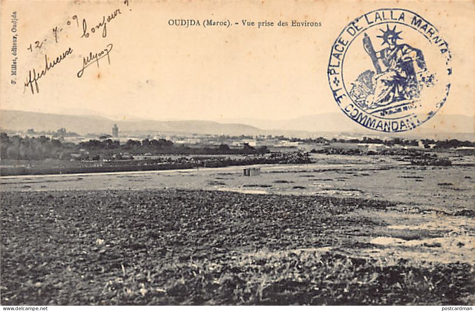 Maroc - OUJDA - Vue Prise Des Environs - Ed. F. Millet  - Other & Unclassified