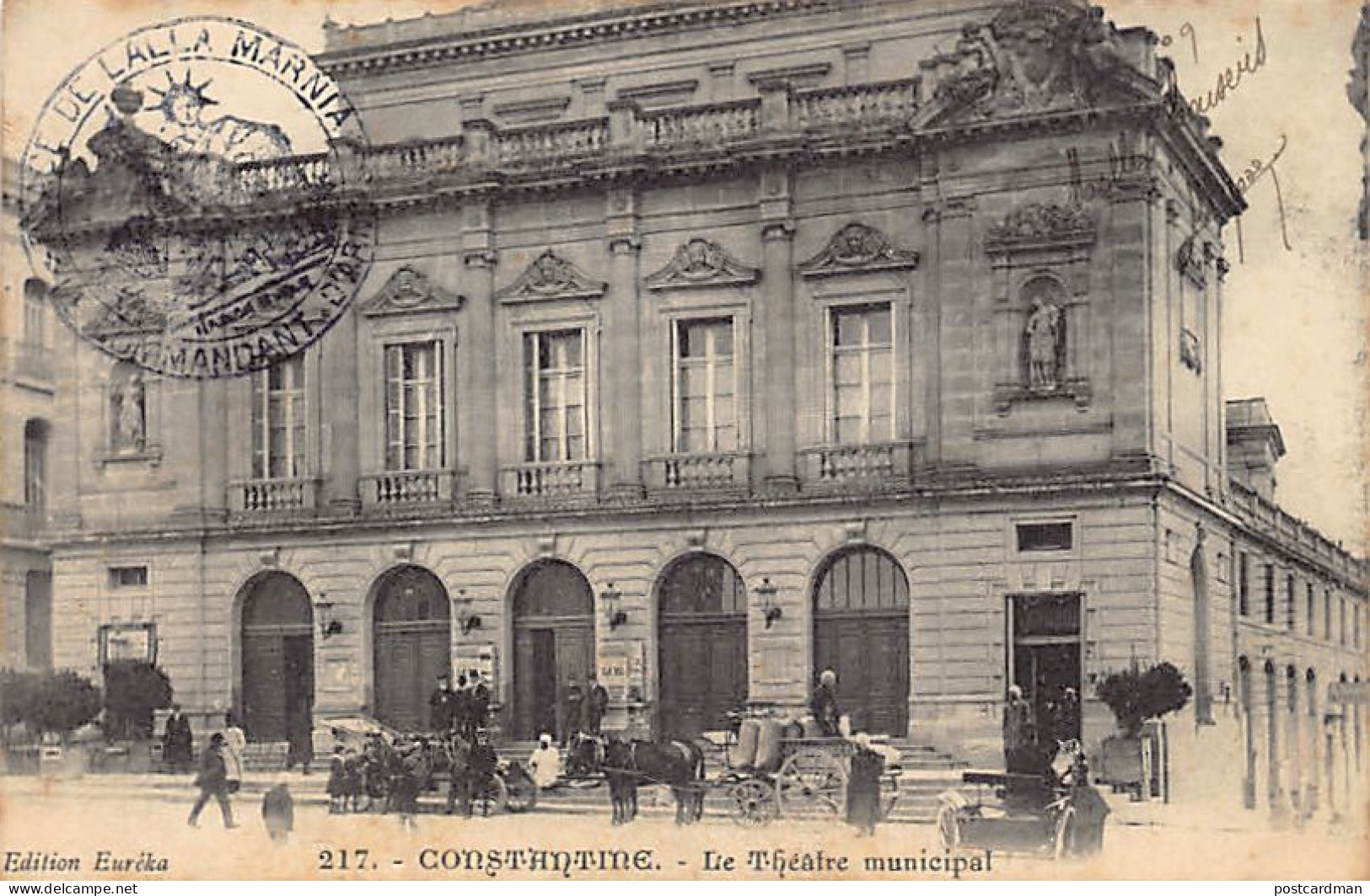 Algérie - CONSTANTINE - Le Théâtre Municipal - Ed. Euréka 217 - Constantine