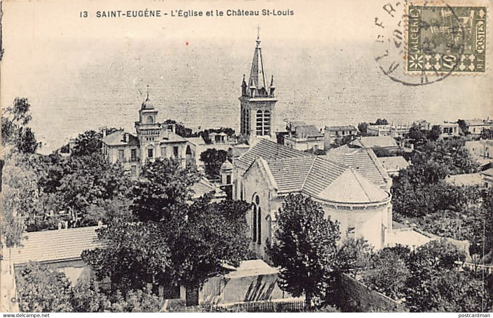 SAINT EUGÈNE Bologhine - L'église Et Le Château St-Louis - Autres & Non Classés