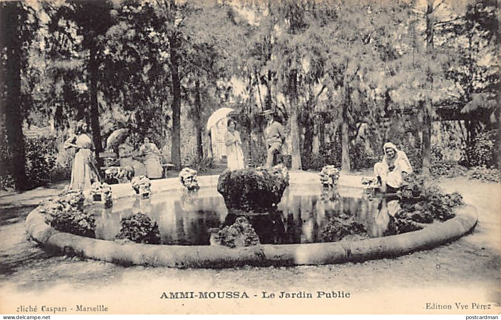 Algérie - AMMI MOUSSA - Le Jardin Public - Cliché Caspari - Ed. Veuve Gauthier  - Otros & Sin Clasificación