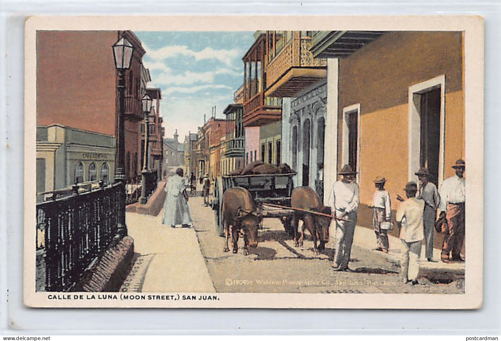 Puerto Rico - SAN JUAN - Calle De La Luna - Publ. Waldrop 6 - Puerto Rico