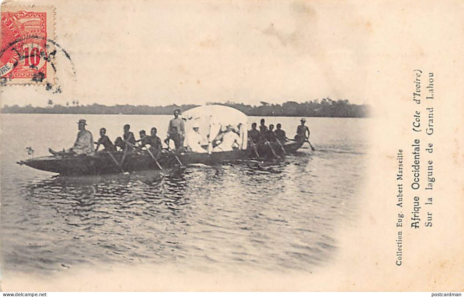 Côte D'Ivoire - GRAND LAHOU - Sur La Lagune (Le Gouverneur?) - Ed. Eug. Aubert  - Elfenbeinküste