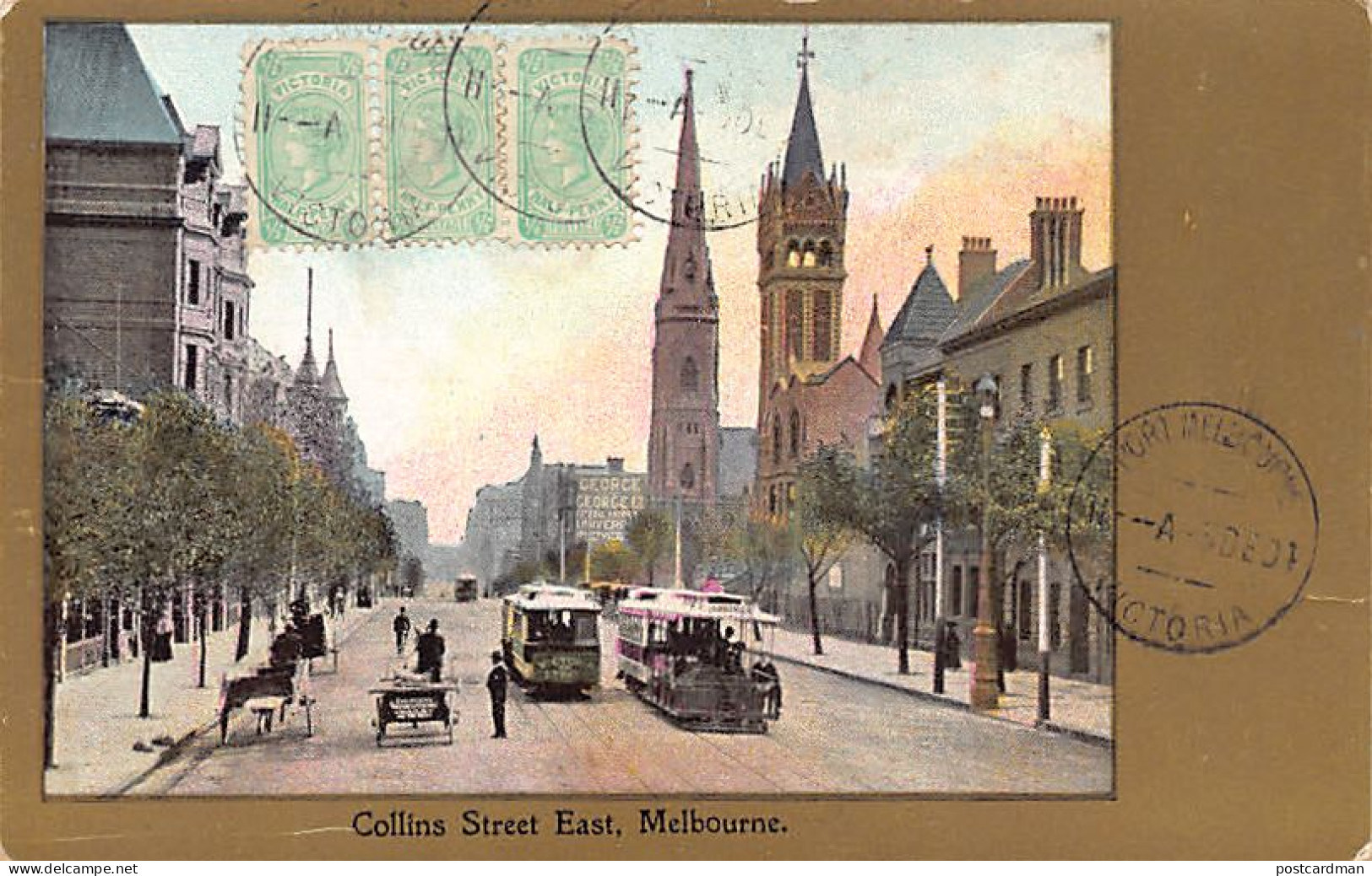 MELBOURNE (VIC) Collins Street East - Publ. Unknown  - Melbourne