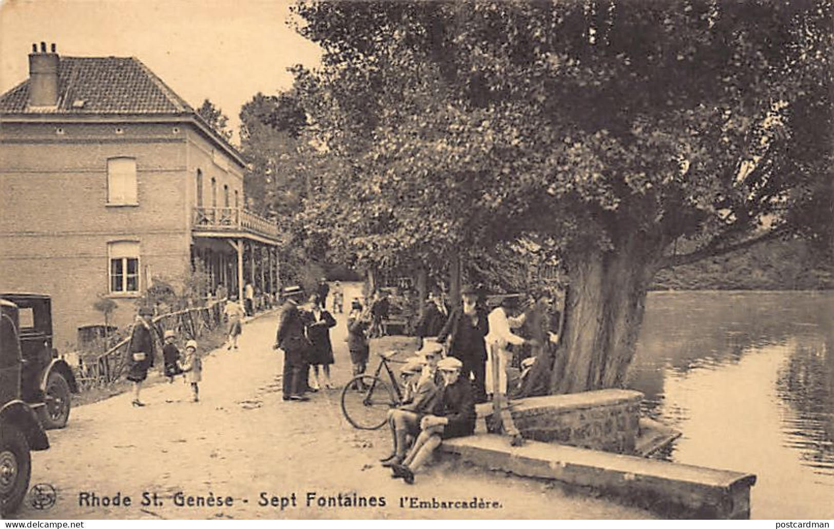 België - SINT-GENESIUS-RODE (Vl. Br.) Zevenborren - De Pier - Sept Fontaines - L'embarcadère - St-Genesius-Rode