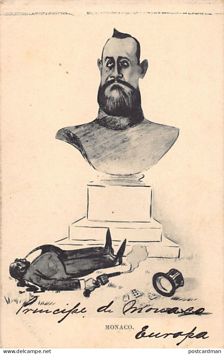 Caricature D'Albert Ier, Prince De Monaco - Ed. P.L.  - Other & Unclassified