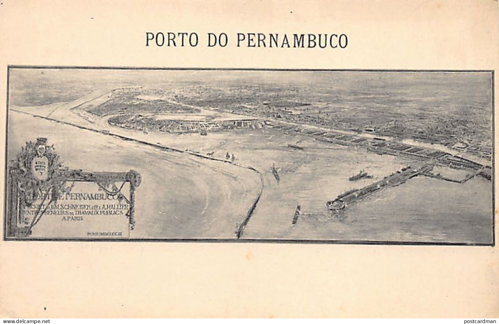 BRASIL Brazil - PERNAMBUCO Recife - Porto - Ed. Schneider & Hallier  - Recife