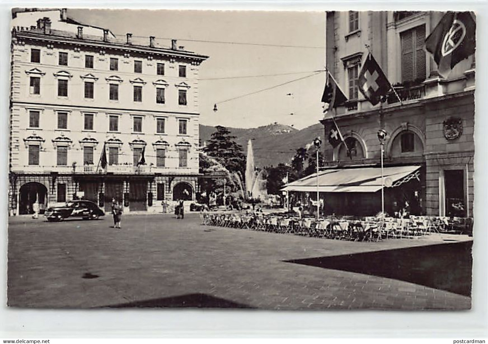 Svizzera - Lugano (TI) Piazza Riforma - Ed. Bustelli-Rossi 965 - Lugano