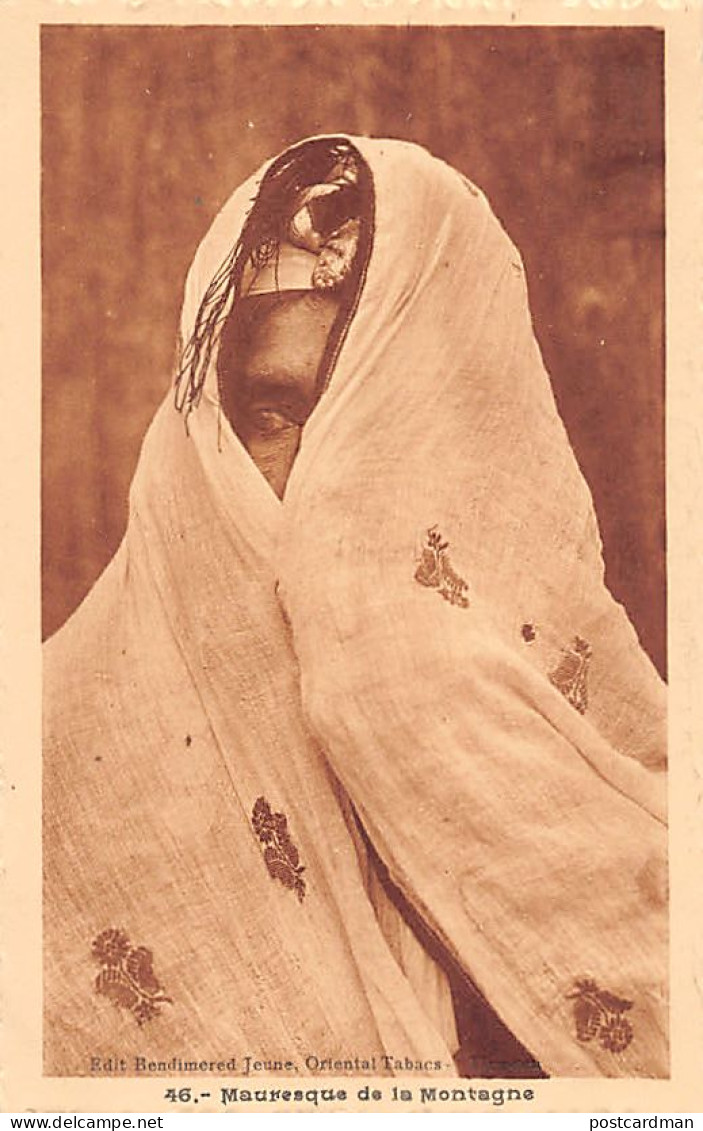 Algérie - Mauresque De Montagne - Collection L'Afrique R. Prouho - Ed. Bendimered Jeune, Oriental Tabacs, à Tlemcen - 46 - Vrouwen