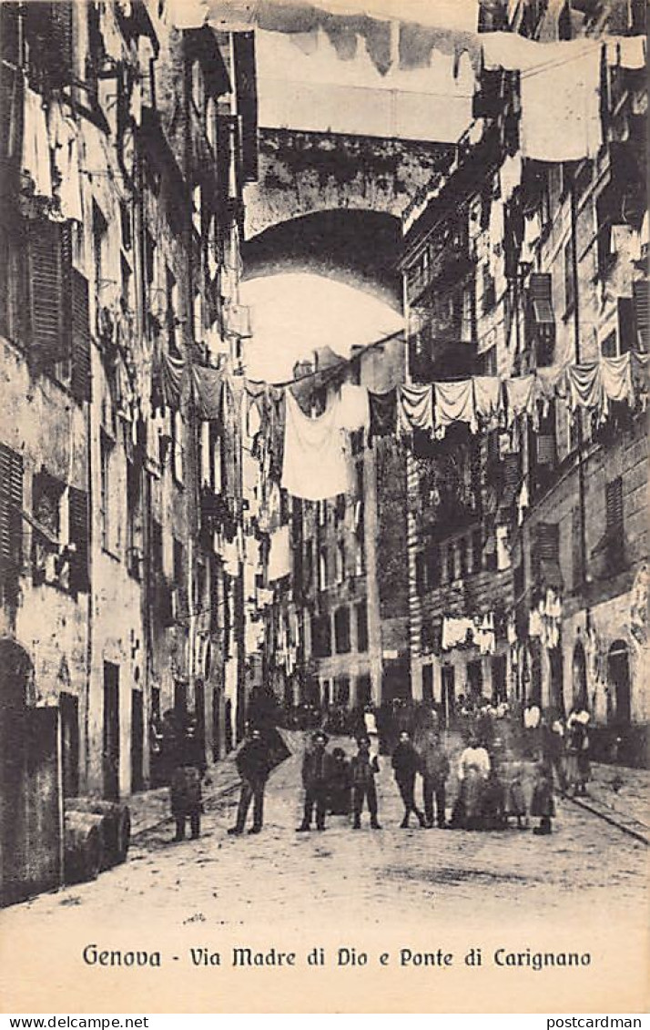 GENOVA - Via Madre Di Dio E Ponte Di Carignano - Ed. A. P. - Genova (Genoa)