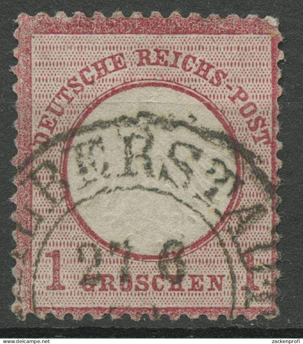 Deutsches Reich 1872 Adler Mit Kleinem Brustschild 4 Gestempelt - Gebruikt
