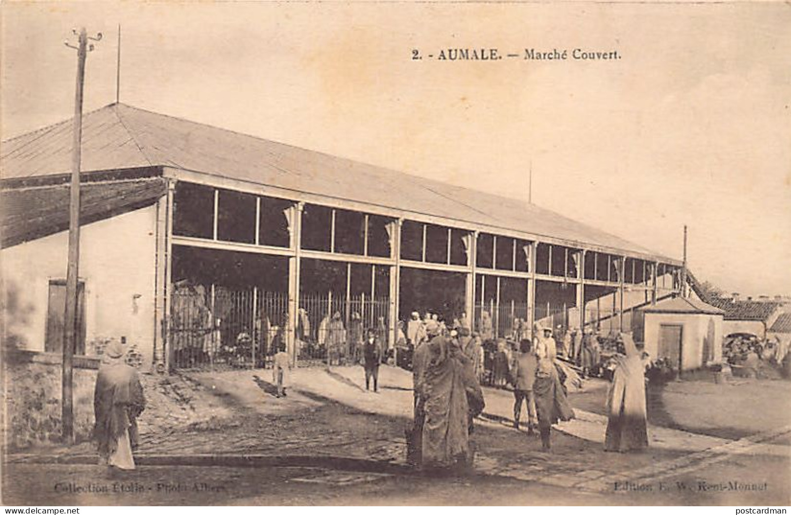 Algérie - AUMALE Sour El-Ghozlane - Marché Couvert - Ed. E. W. Kent-Monnet 2 - Altri & Non Classificati