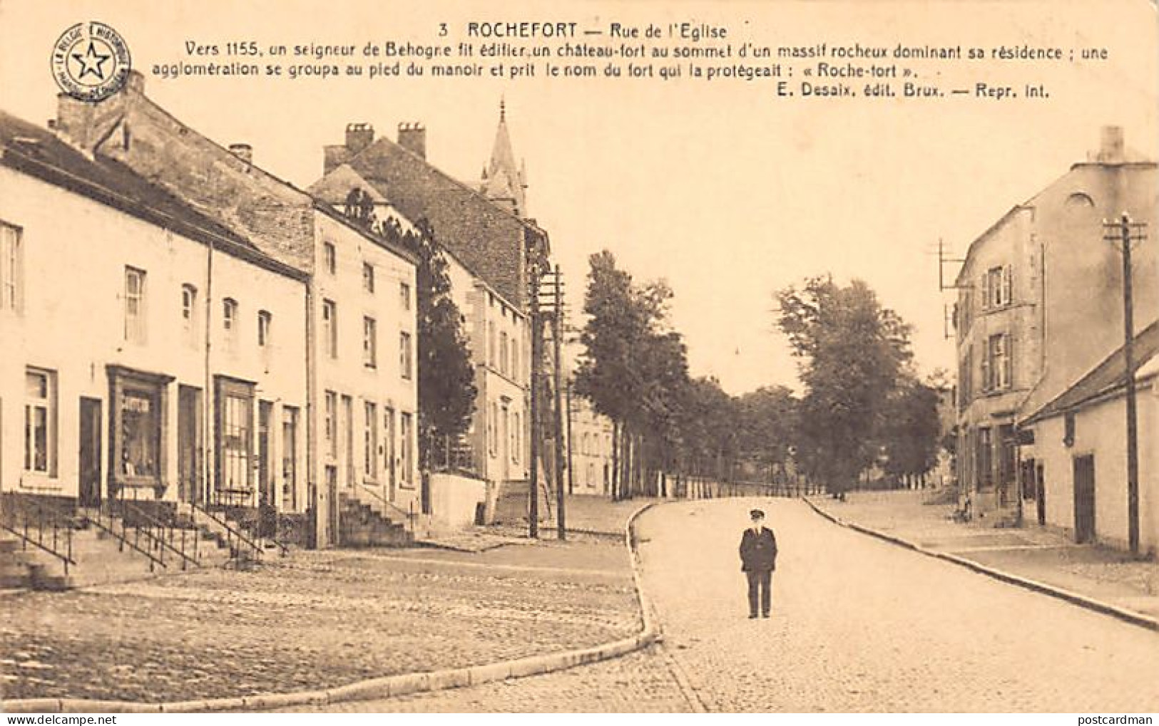 ROCHEFORT (Namur) Rue De L'Eglise - Ed. E. Desaix 3 - Rochefort