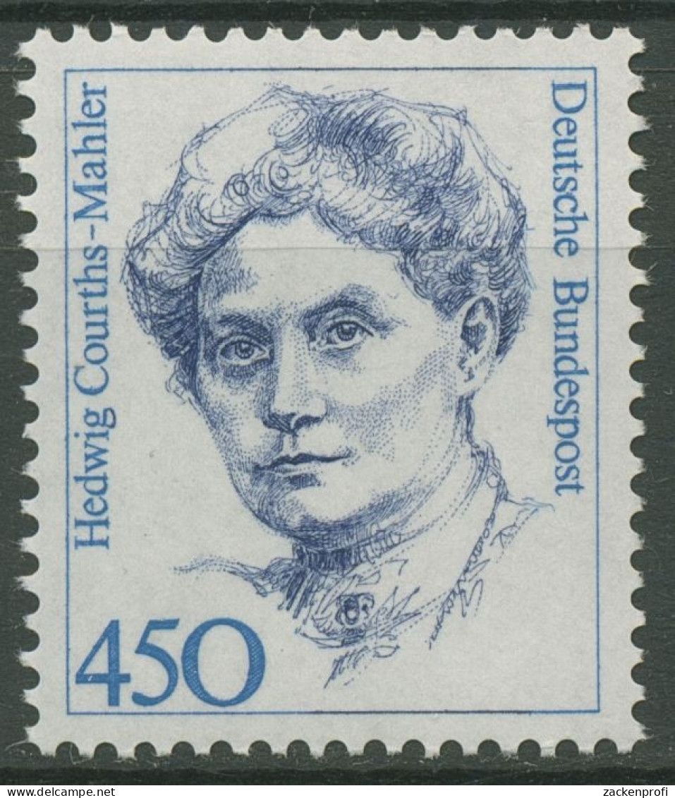 Bund 1992 Deutsche Frauen Hedwig Courths-Mahler 1614 Postfrisch - Unused Stamps