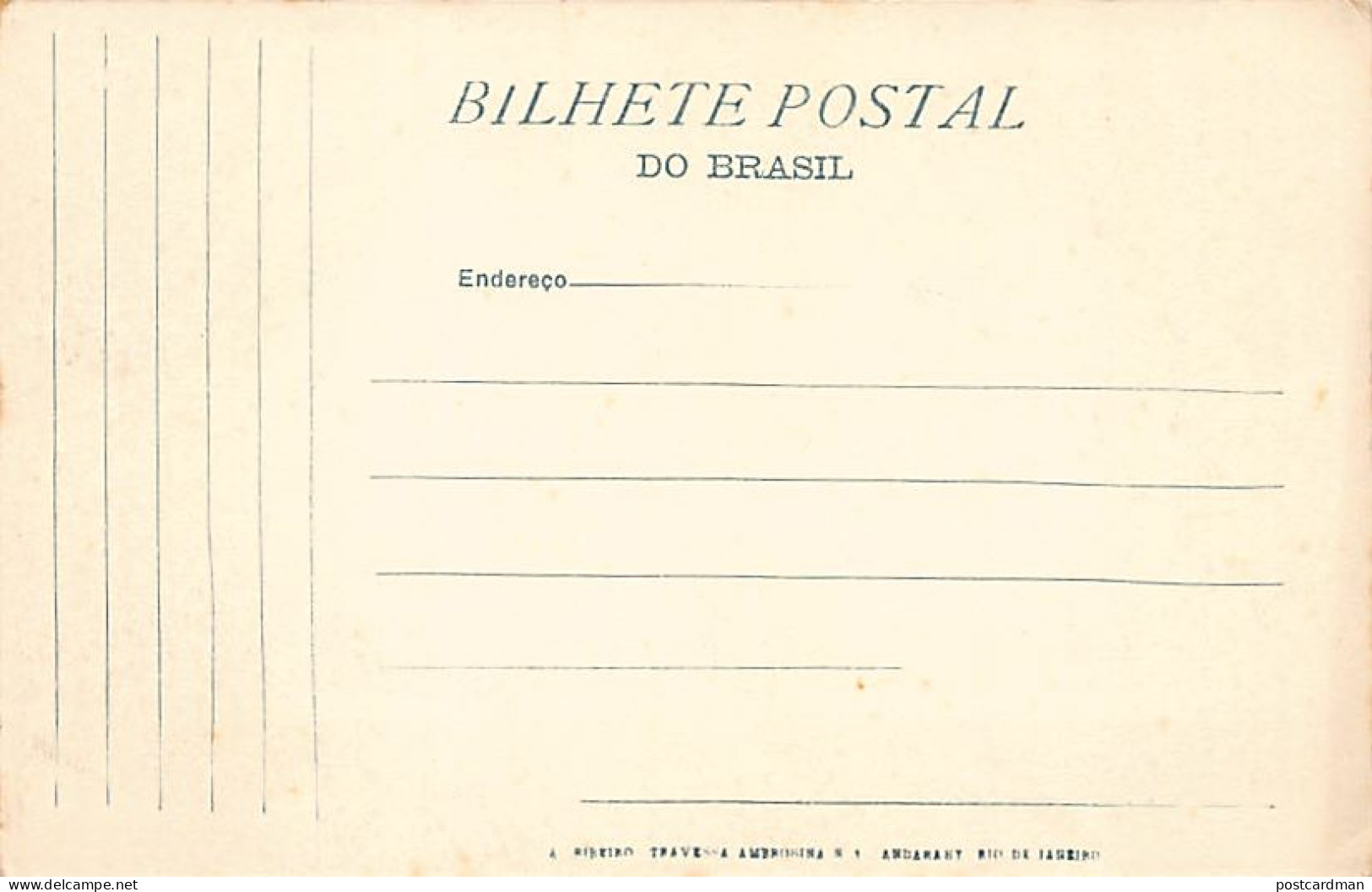 Brasil - RIO DE JANEIRO - Botafogo - Ed. A. Ribeiro 202 - Andere & Zonder Classificatie