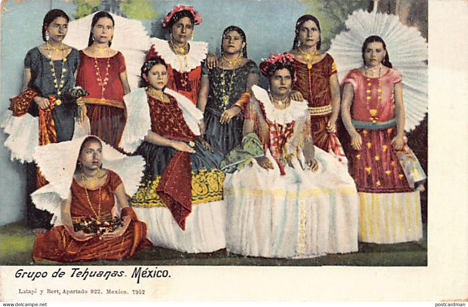 Mexico - Grupo De Tehuanas - Ed. Latapi Y Bert 7952 - Mexique