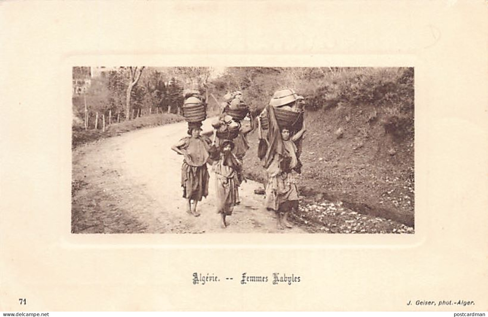 Kabylie - Femmes Kabyles - Le Panneau Artistique - Ed. J. Geiser 71 - Femmes