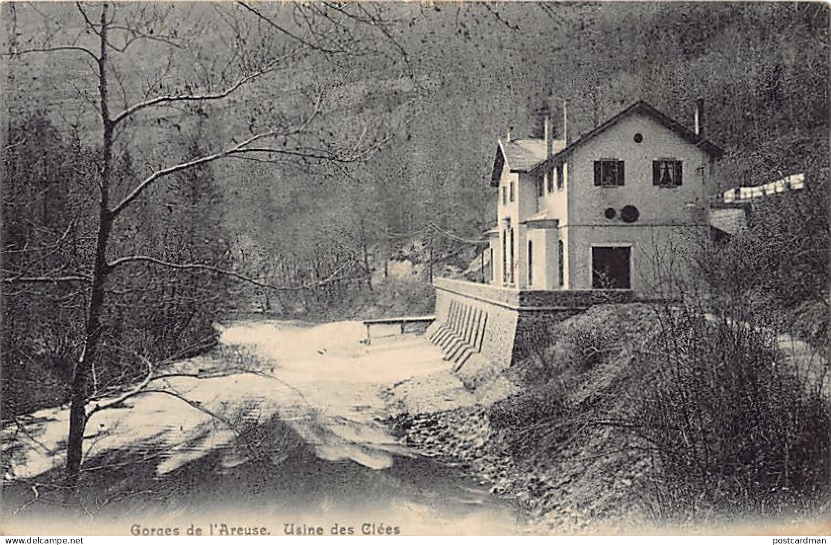 Suisse - Gorges De L'Areuse (NE) Usine Des Clées - Ed. Timothée Jacot 379 - Sonstige & Ohne Zuordnung