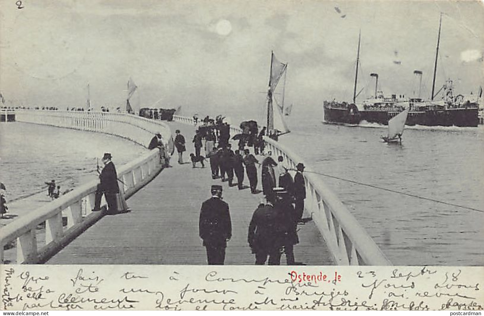 België - OOSTENDE (W. Vl.) - Jaar 1898 - Oostende