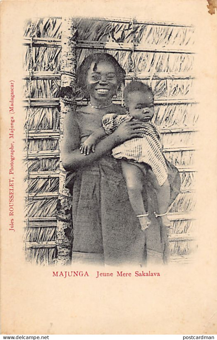 Madagascar - MAJUNGA - Jeune Mère Sakalava - Ed. J. Rousselet  - Madagascar