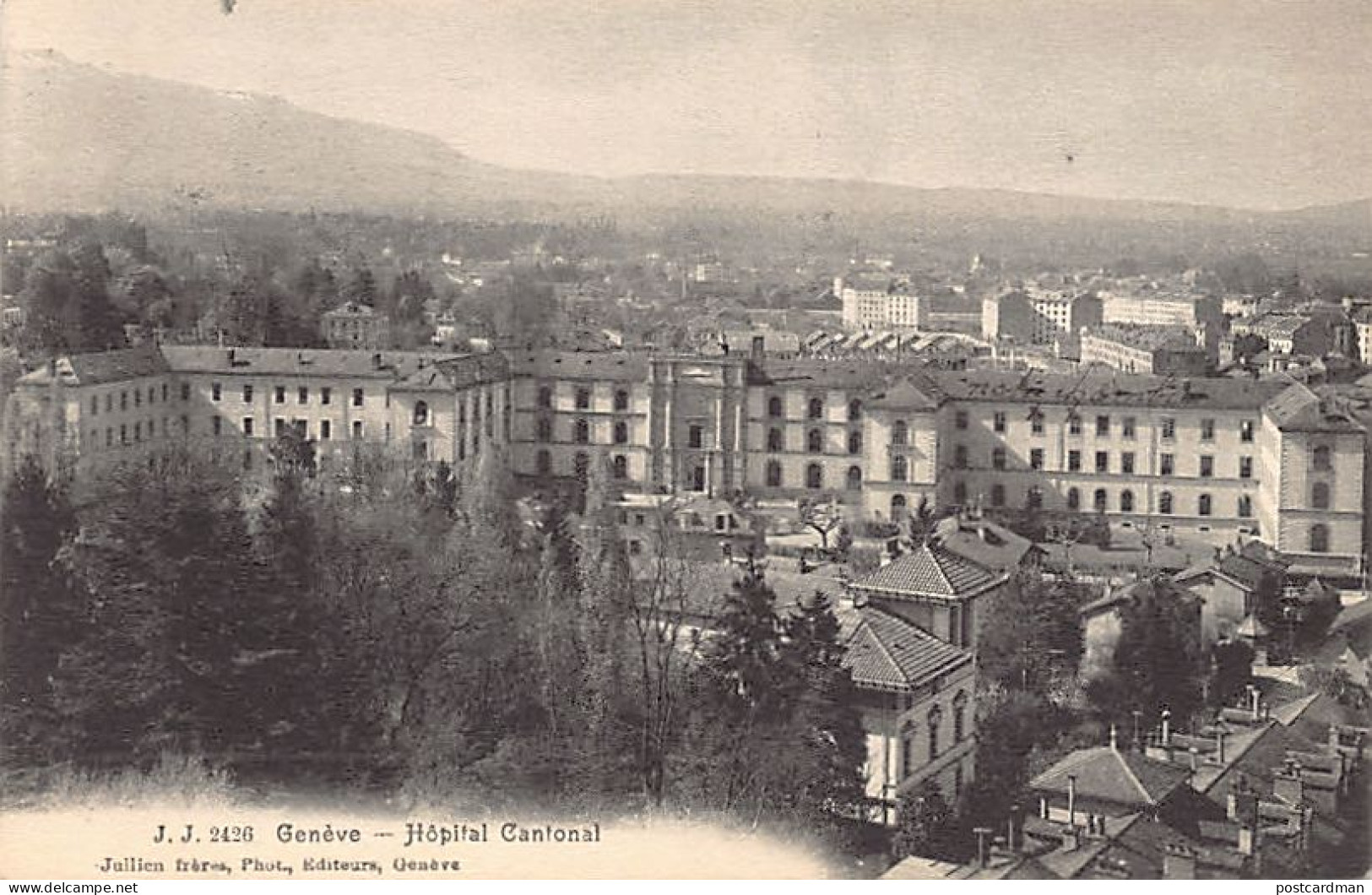 GENÈVE - Hôpital Cantonal - Ed. J.J. Jullien 2426 - Genève