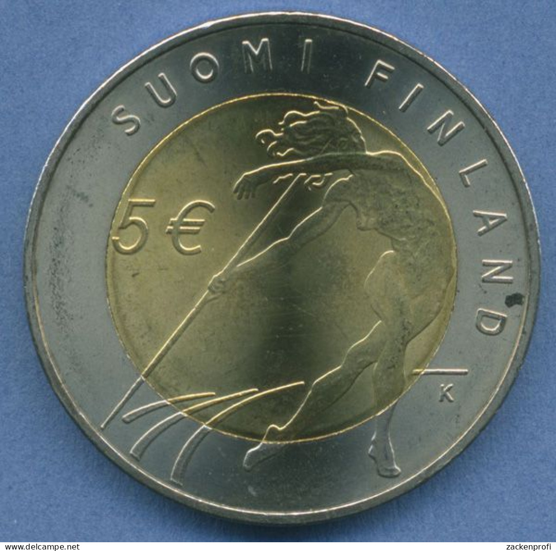 Finnland 5 Euro 2005 Leichtathletik WM, KM 118 Vz/st (m5191) - Finlande