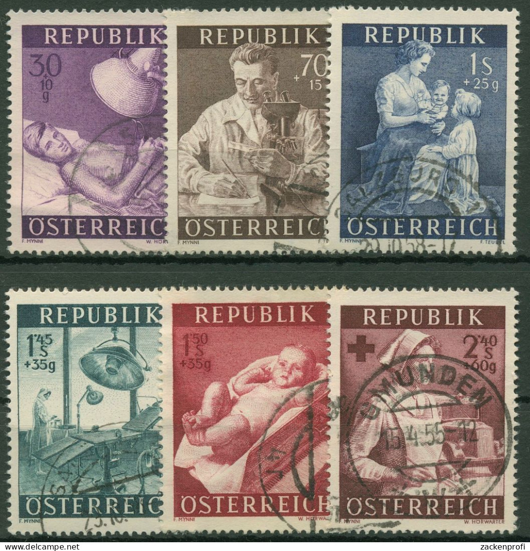 Österreich 1954 Medizin Gesundheitsfürsorge 999/04 Gestempelt - Used Stamps