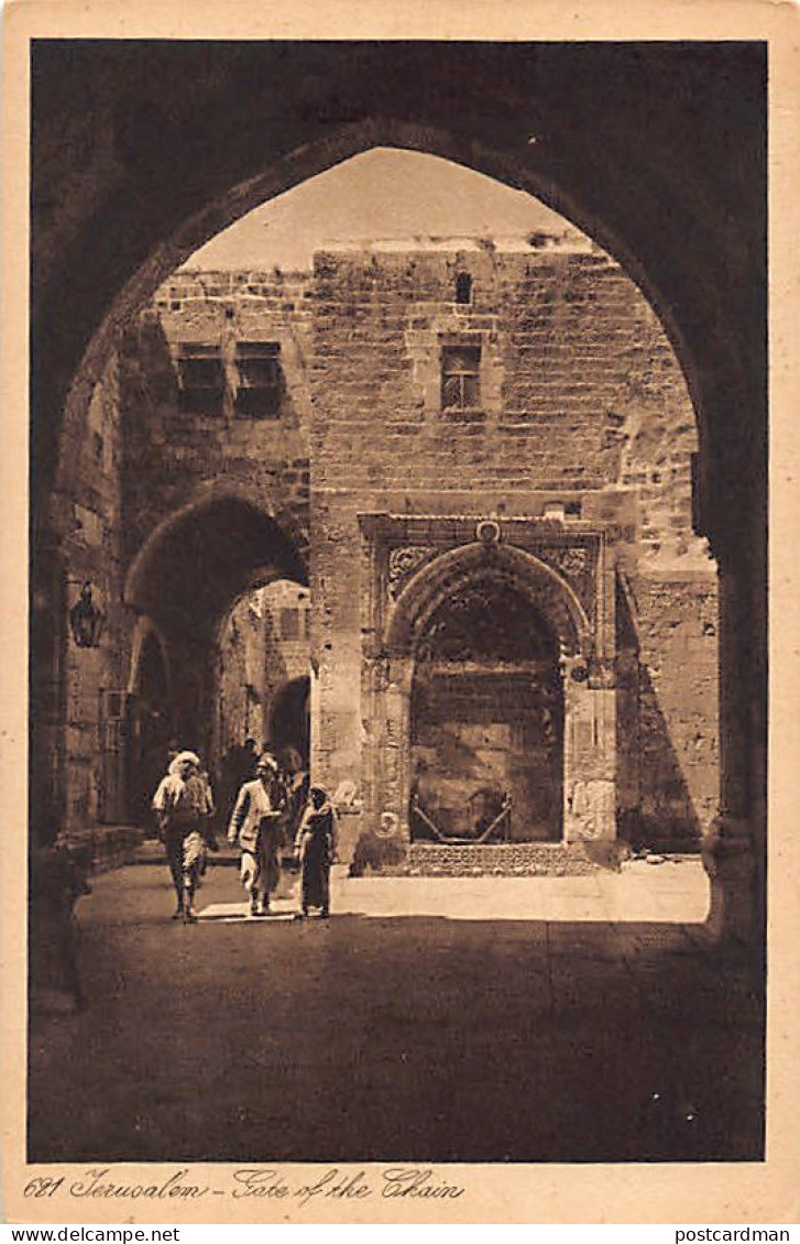 Israel - JERUSALEM - Gate Of The Chain - Publ. Lehnert & Landrock 621 - Israel