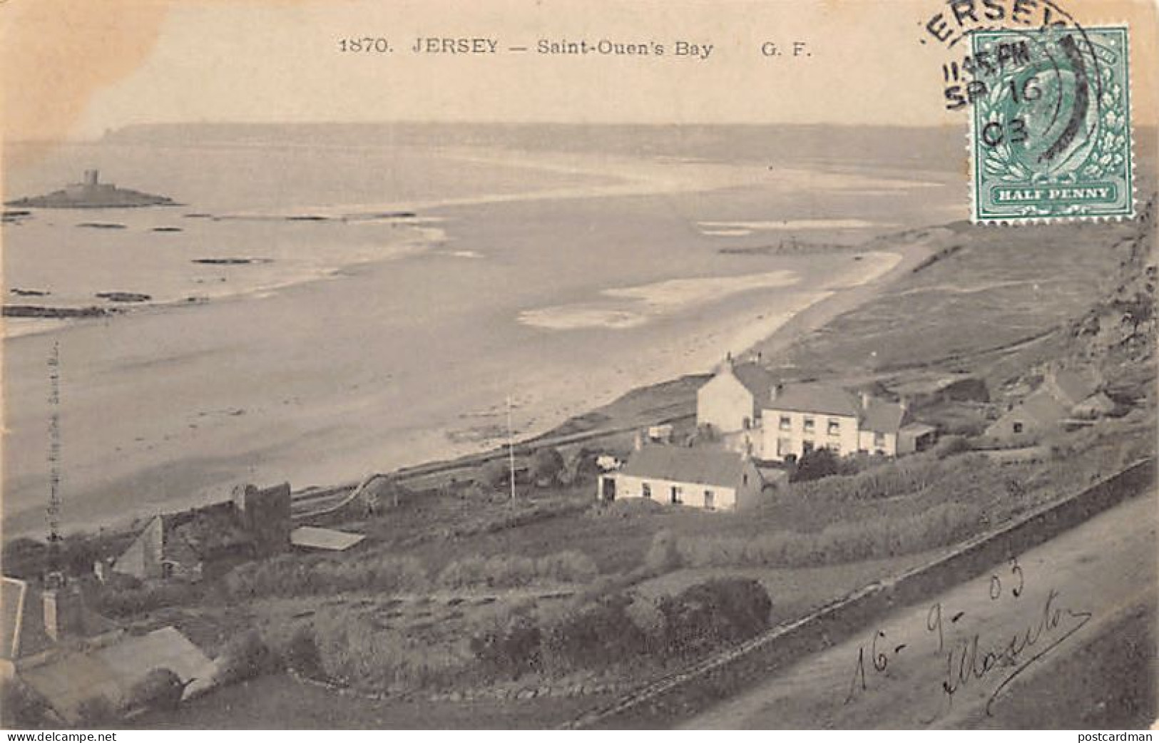 Jersey - Saint-Ouen's Bay - Publ. G. F. Germain Fils Aîné 1870 - Sonstige & Ohne Zuordnung