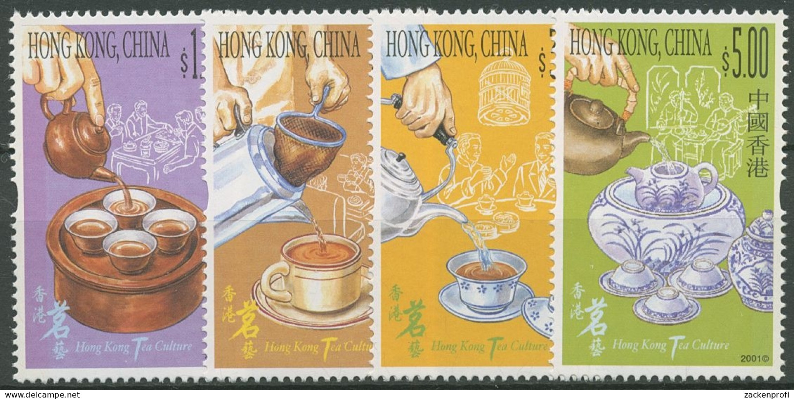 Hongkong 2001 Teekultur 998/01 Postfrisch - Unused Stamps