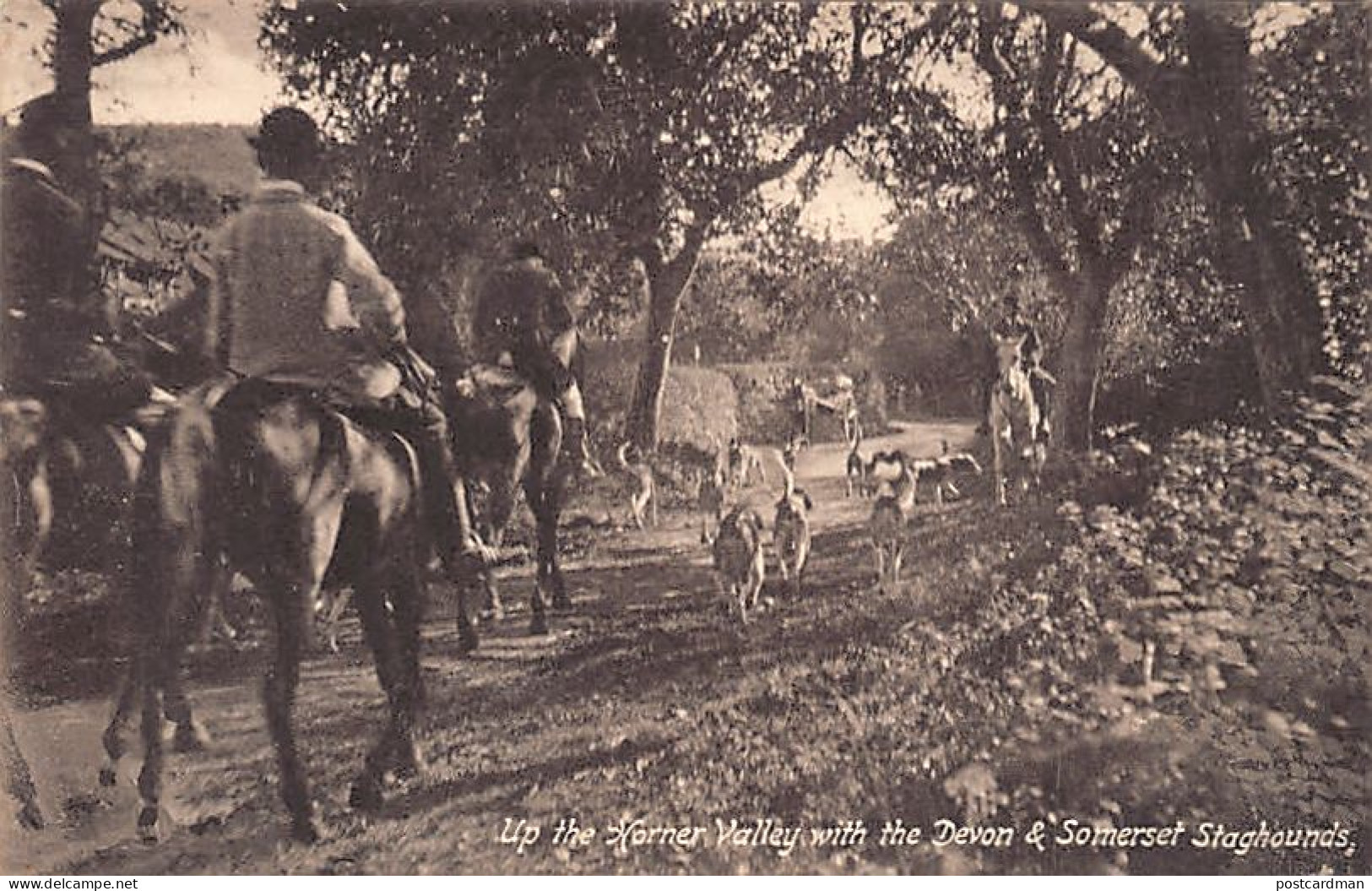 England - Dev - Up The Horner Valley With The Devon & Somerset Staghounds  - Other & Unclassified