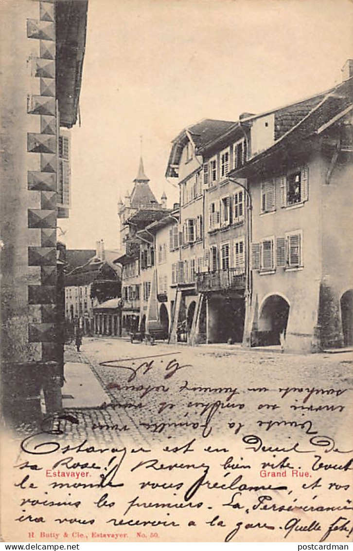 ESTAVAYER (FR) Grand Rue - Ed. H. Butty 50 - Fribourg