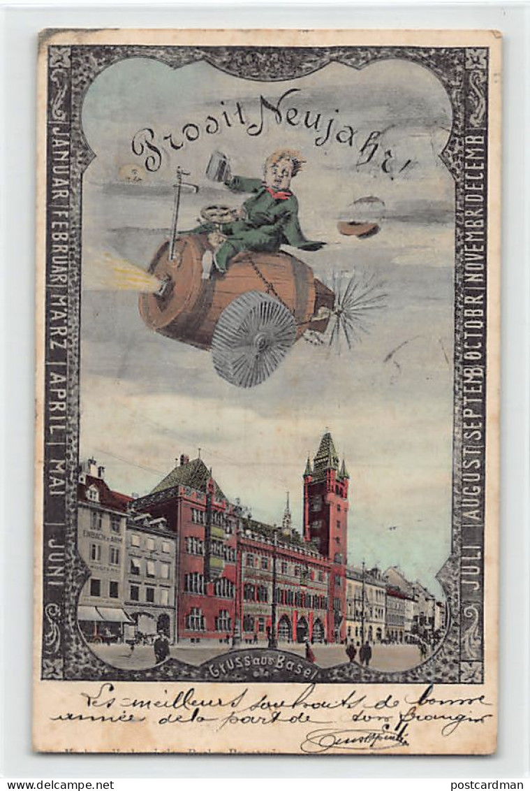 BASEL - Neujahr 1893 - Verlag Unbekannt  - Basel