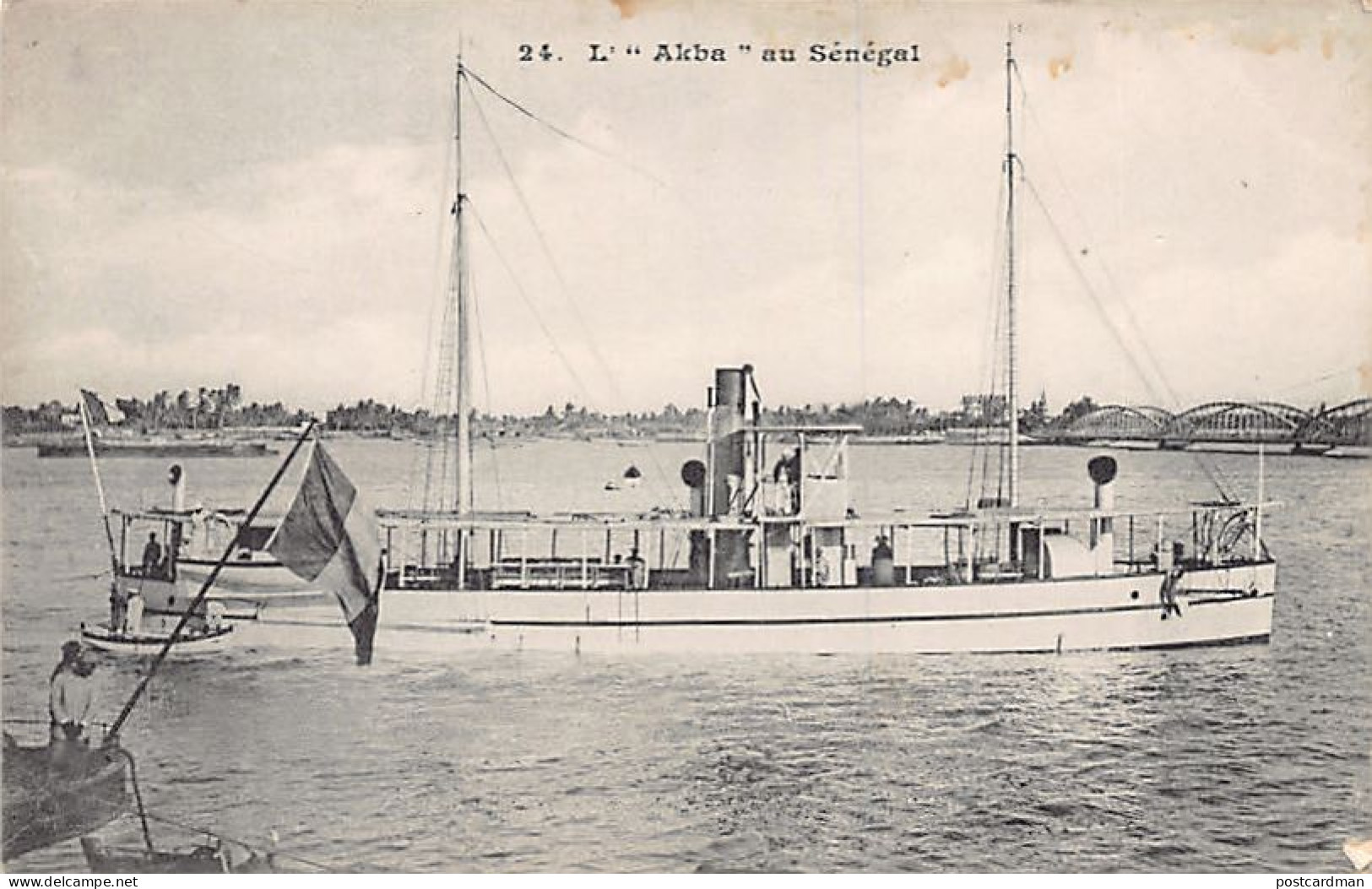 Sénégal - Le Bateau Fluvial Akba - Ed. Inconnu 24 - Senegal