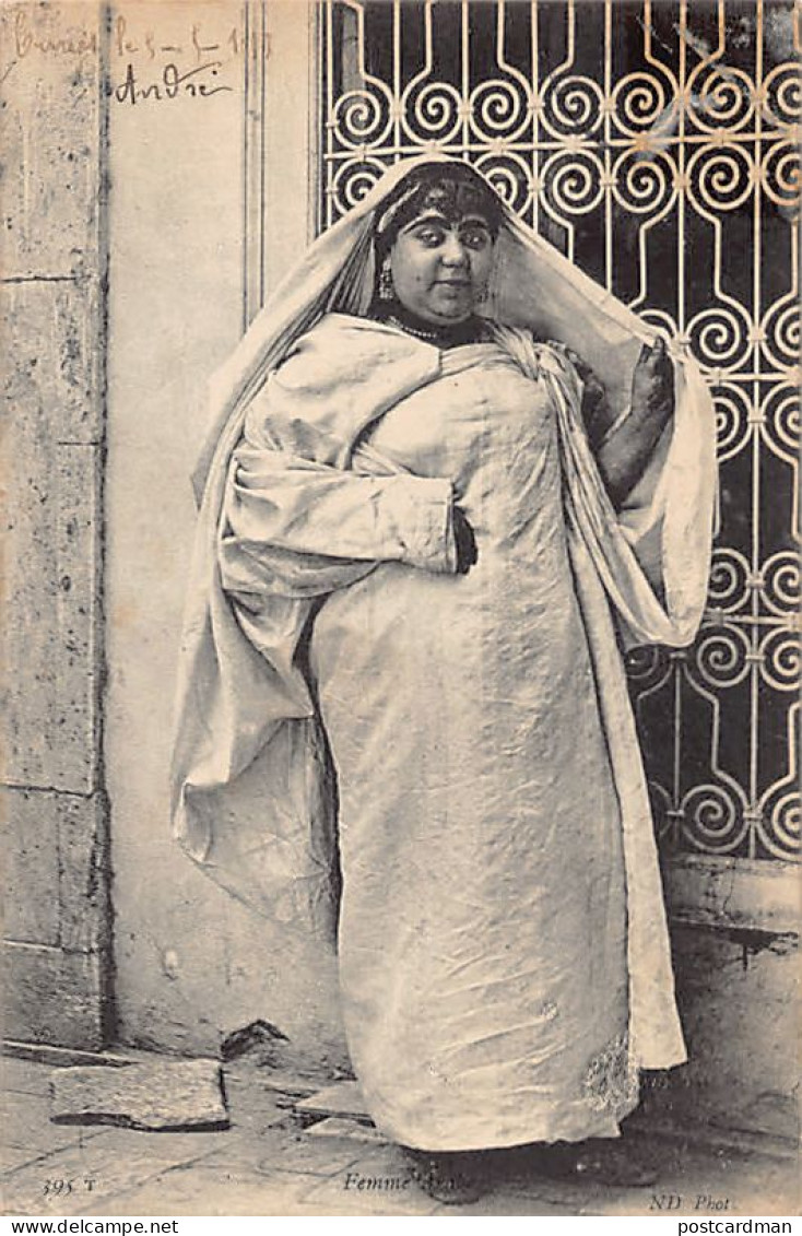 TUNISIE - Femme Arabe - Ed. Neurdein ND Phot. 395 T - Tunisie