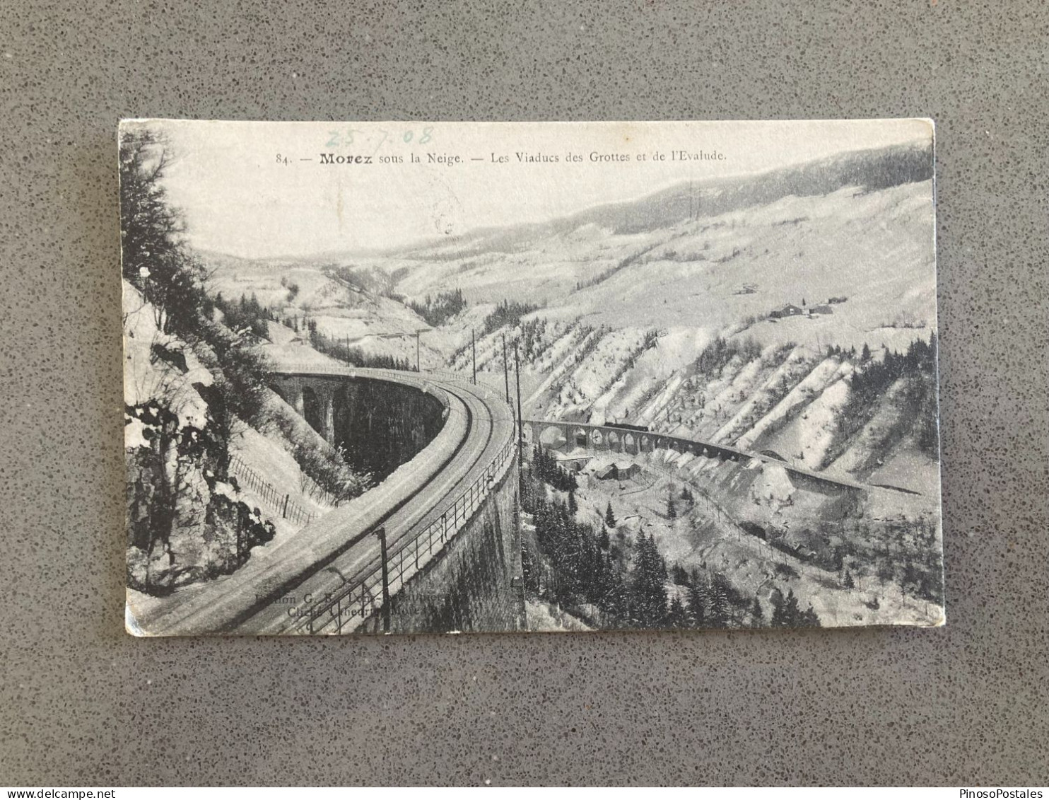 Morez Sous La Neige - Les Viaducs Des Grottes Et De L'Evalude Carte Postale Postcard - Morez