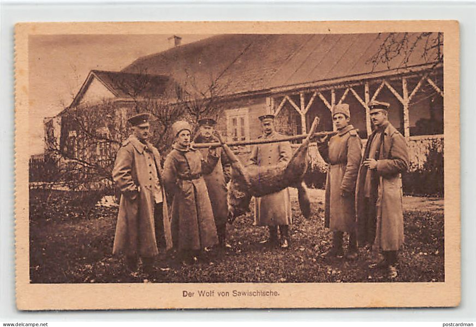 Belarus - SHCHYTKAVICHY Sawischtsche - The Wolf Hunted By German Soldiers During World War One - Weißrussland