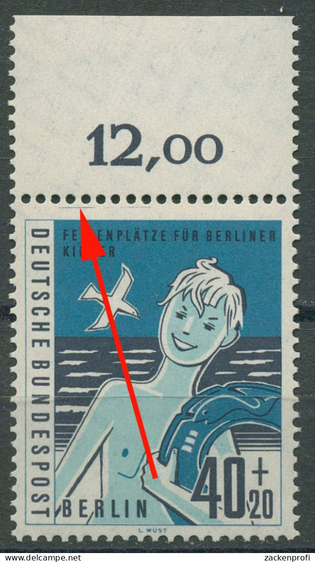 Berlin 1960 Kinder Mit Plattenfehler 196 I Postfrisch - Errors & Oddities