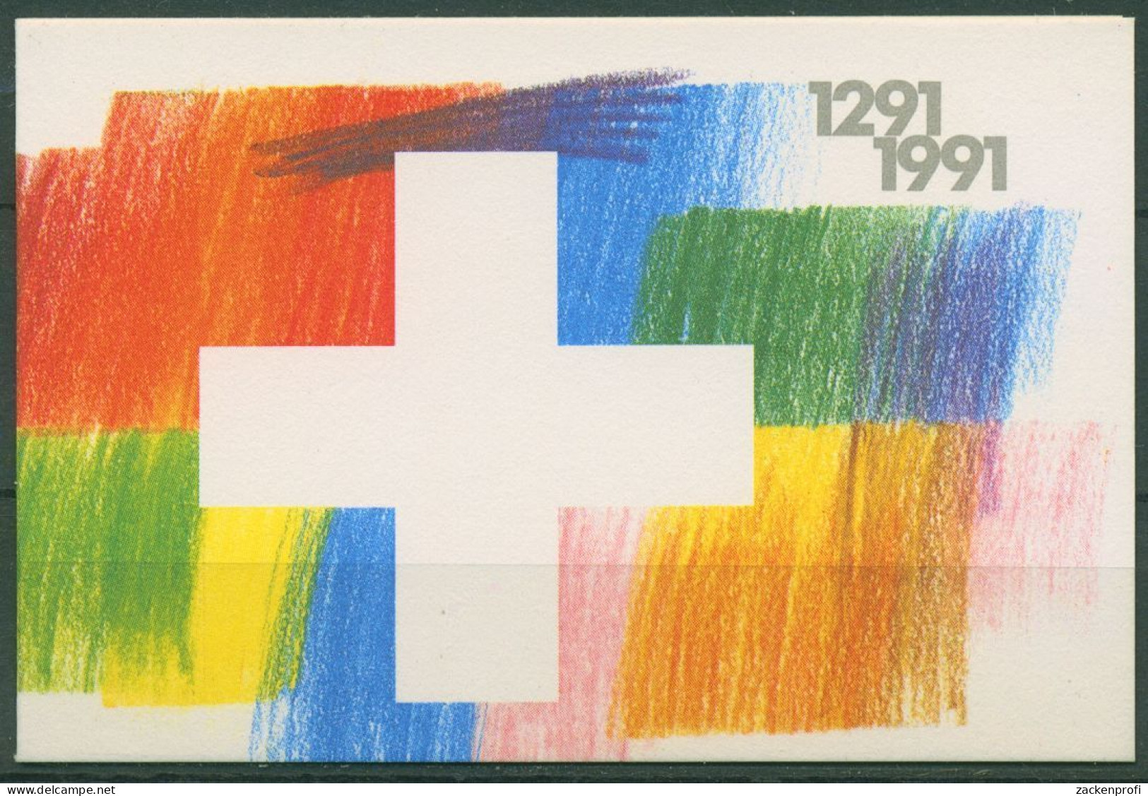 Schweiz 1991 Eidgenossenschaft Markenheftchen 89 Gestempelt (C62175) - Carnets