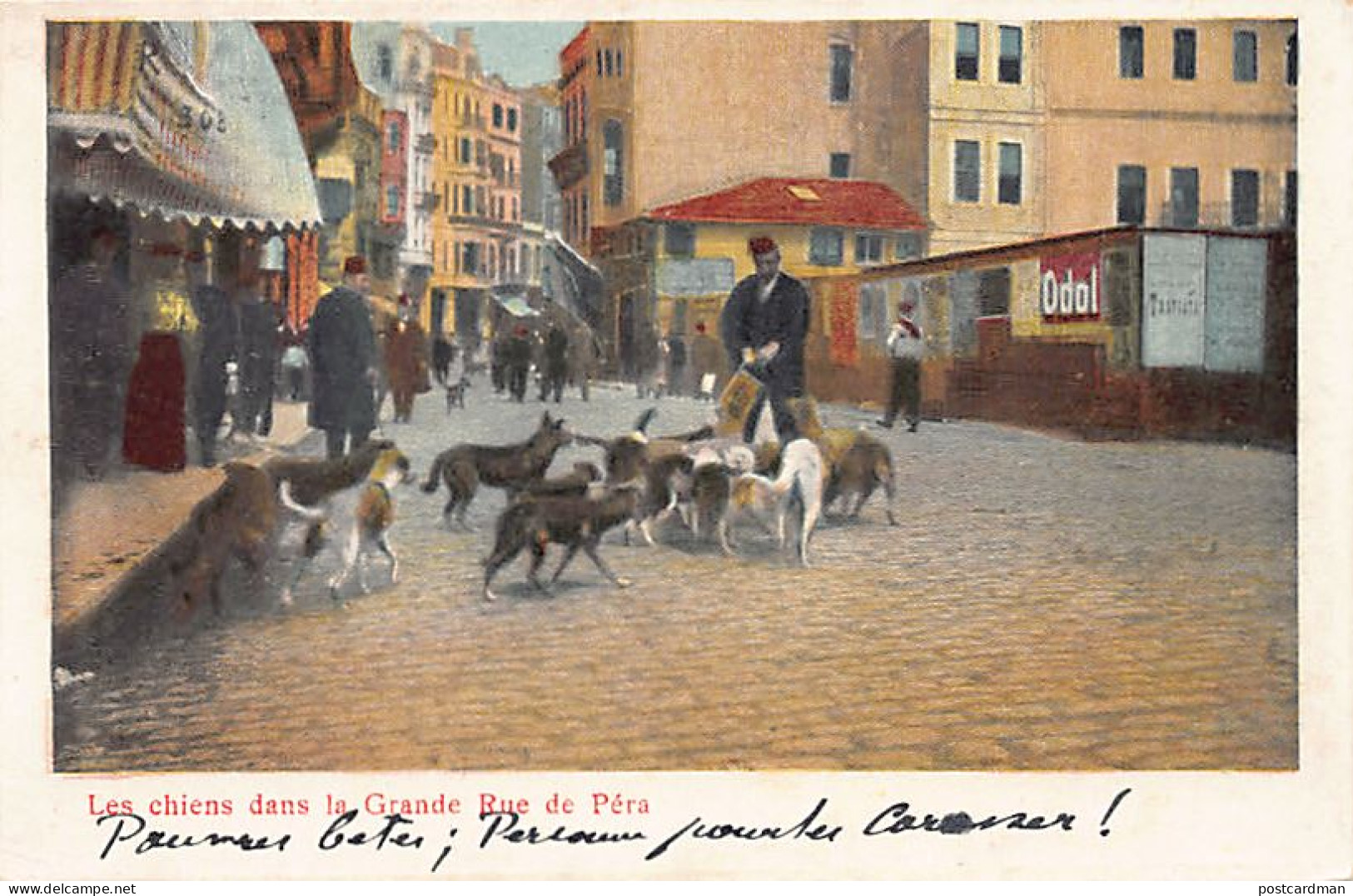 Turkey - ISKENDERUN - Dogs In The Main Street Of Pera - Publ. Au Bon Marché 676 - Turquie