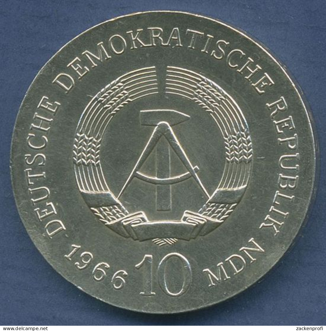 DDR 10 Mark 1966 Karl Friedrich Schinkel, J 1517 Vz/st (m6382) - Sonstige & Ohne Zuordnung