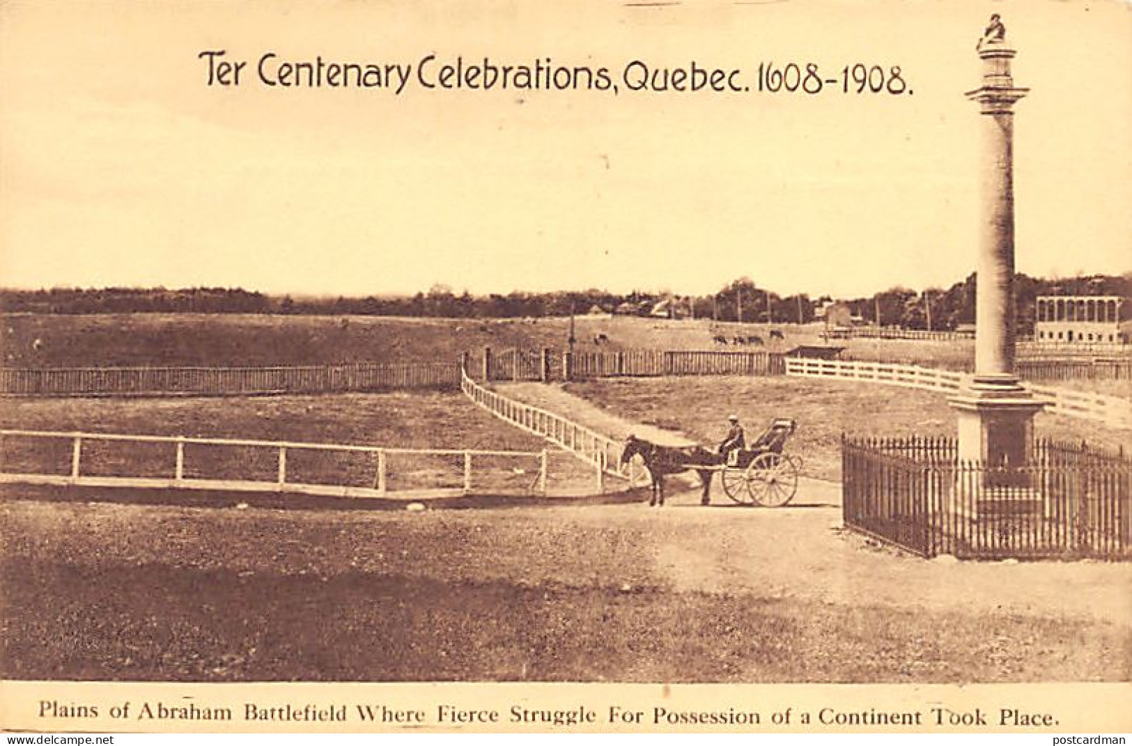 Canada - QUÉBEC - Célébrations Du Tricentenaire 1908 - Québec - La Cité