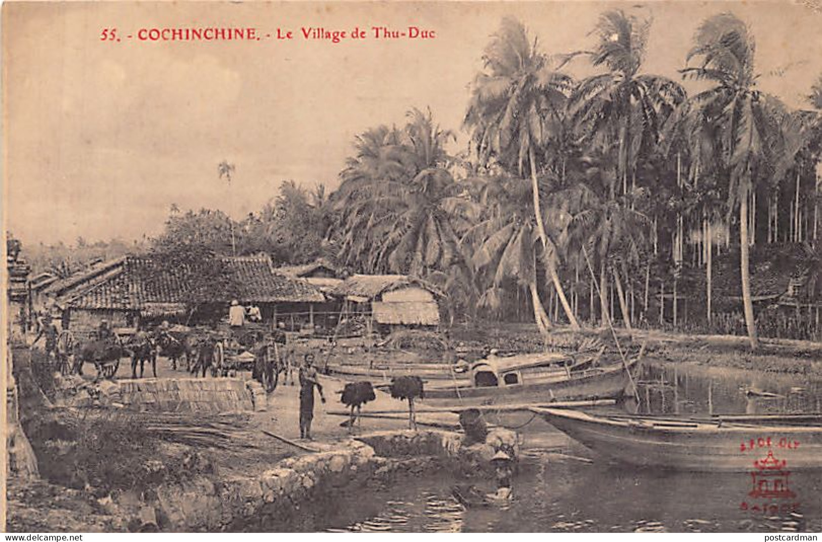 Vietnam - Le Village De Thu-Duc - Ed. A.F. Decoly 55 - Vietnam