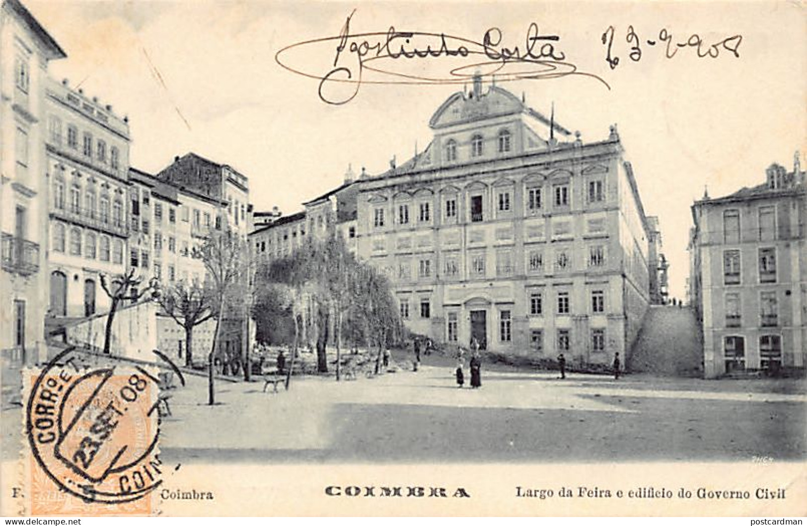 Portugal - COIMBRA - Largo Da Feira E Edificio Do Governo Civil - Ed. Desconhecido  - Coimbra