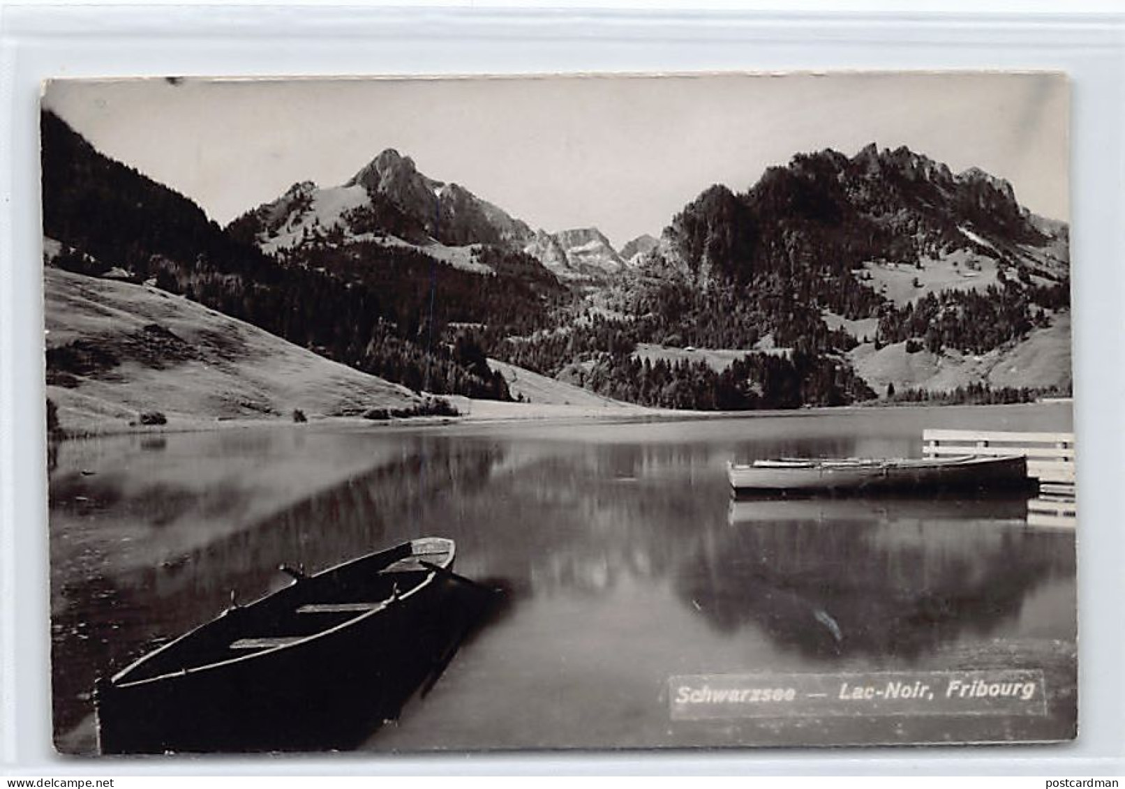 Schwarzsee (FR) Lac Noir, Fribourg Photo-Verlag J.Mulhauser Friburg - Sonstige & Ohne Zuordnung