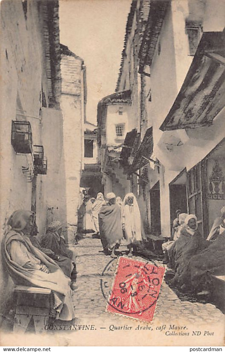 Algérie - CONSTANTINE - Quartier Arabe, Café Maure - Ed. Neurdein ND Phot. 44 - Constantine