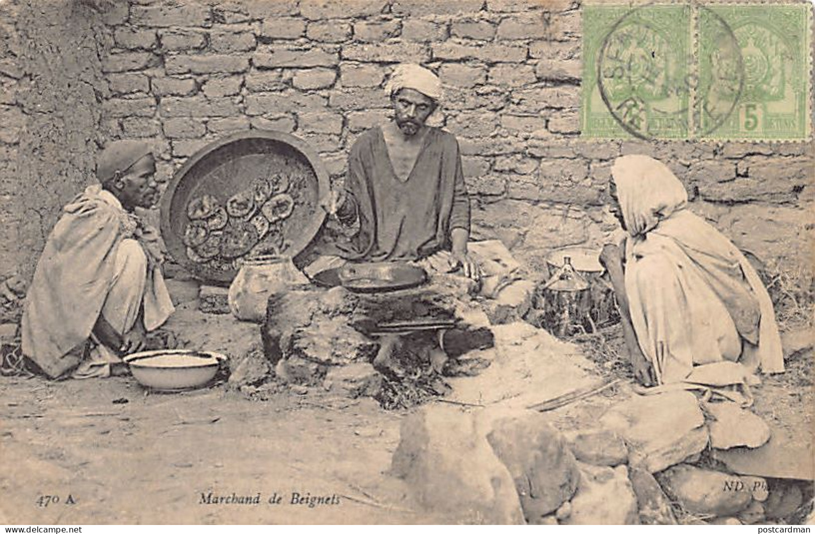 Algérie - Marchand De Beignets - Ed. Neurdein ND Phot. 470A - Beroepen